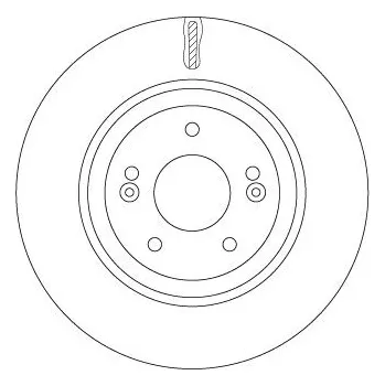 Brzdový kotouč Brzdový kotouč LUCAS DF7592