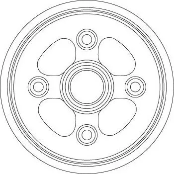 Brzdový buben Brzdový buben LUCAS DB4555