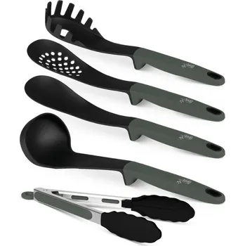 Utěrka BERLINGERHAUS Kuchyňské náčiní sada 5 ks Matte Green Collection BH-6341 + Utěrka švédská 30x30cm mikrovlákno (3ks) v hodnotě 89,-