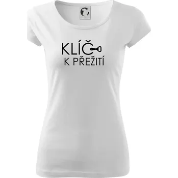 Klíč k přežití otvírák - Dámské triko Pure - XS ( Bílá )