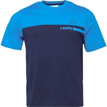 Pánské triko Kappa LOGO FRETTA S Tmavě modrá, Modrá