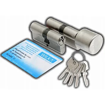Vložka do dveří SADA VLOŽEK TŘ. C VLOŽKY DO DVEŘÍ WILKA NIKL 5 KLÍČŮ 40/50+40G/50