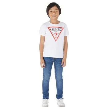 Dámské tričko Guess T-Shirt L73I55 K8HM0 Bílá Regular Fit 14Y