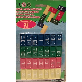 Desková hra Stolní hra Domino 28 ks V Pouzdro Grapet
