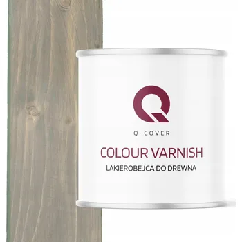 Lak na dřevo Lazurovací lak Q-COVER 2,5 l šedá satén