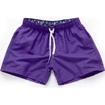 Pánské kraťasy Pánské plavecké šortky rychleschnoucí Barva: Fialová, Velikost: M
