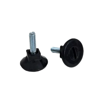 Stavitelný kluzák M6x20, pr.28x14mm, černá