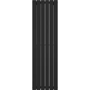 Radiátor Vertikální radiátor dvojitý 1600x468 černý - spodní připojení levé/pravé