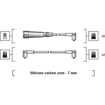 Zapalovací kabel Sada kabelů pro zapalování MAGNETI 941318111047