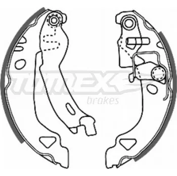 Brzdová čelist Sada brzdových čelistí TOMEX TX 20-28