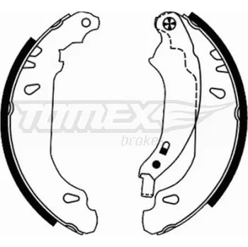Brzdová čelist Sada brzdových čelistí TOMEX TX 21-65