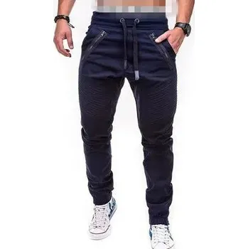 Pánské tepláky s kapsami Barva: Tmavě Modrá, Velikost: XL