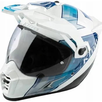Helma na motorku Přilba Klim Krios Pro MD Spectrum White - Blue