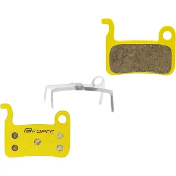 Brzda na kolo FORCE - brzdové destičky M07, kovové, žluté