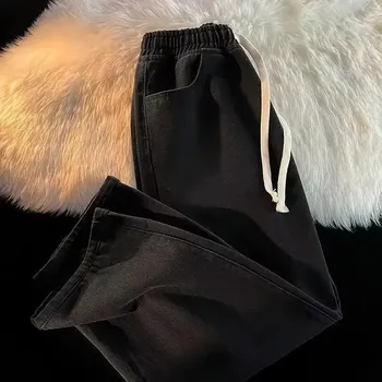 Pánské džíny Pánské volné džínové kalhoty s elastickým pasem Velikost: XL, Barva (Varianta): 333 Black