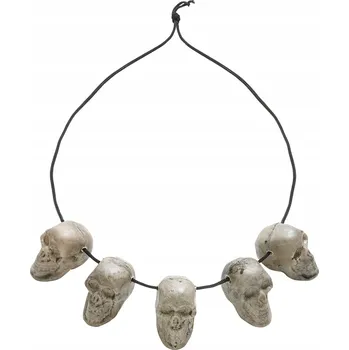 Náhrdelník MojeParty Halloween Death - Náhrdelník s lebkami