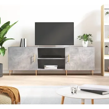 Televizní stolek vidaXL TV skříňka 150 x 30 x 50 cm kompozitní dřevo [829088] Barva: Betonová šedá