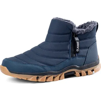 Pánská zimní obuv Zimní sněhule – teplé outdoorové boty s protiskluzovou podrážkou Barva: Modrá, Velikost: 39