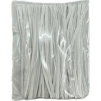 Pytle na odpadky Klipy typu TWIST – Perfektní zapínání na sáčky! - 100 ks BÍLÉ