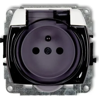 Elektrická zásuvka Bílá nástěnná Elektrická Zásuvka Karlik