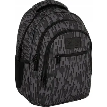 Školní batoh Vícekomorový Školní batoh Derform černý 26 l s kapsou na notebook