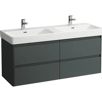 Koupelnový nábytek Base 2.0 - skříňka 127x44,5 pod umyvadlo H814968, 4 zásuvky, šedá traffic H4113341082661