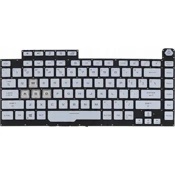 Náhradní klávesnice pro notebook KLAWIATURA ASUS G15 G512 G531 LED RGB SREBRNA pro Asus