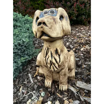 Zahradní dekorace Makra Pes Max květináč