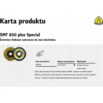 Brusný kotouč Klingspor Lamelový Kotouč Kombi Smt850 125Mm Ve