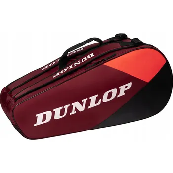 Tenisová taška Tenisová taška na rakety DUNLOP CX CLUB 6 RACKET BAG BLACK/RED