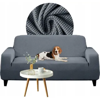 Napínací potah Potah na pohovku (kanape) MEBLE ODNOWA šedý