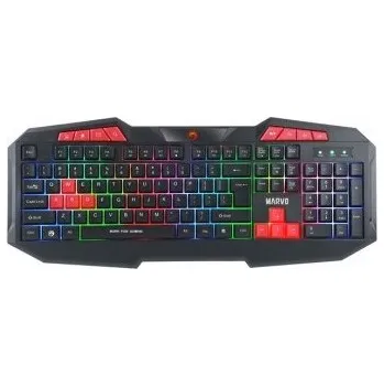 Klávesnice Membránová Klávesnice MARVO K 602 s drátovou podsvícenou membránou