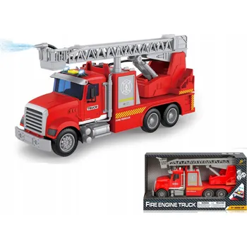autíčko HASIČSKÝ VŮZ S HASIČI SPRÁVOU, SVĚTLA A ZVUKEM, DÁREK PRO DĚTI
