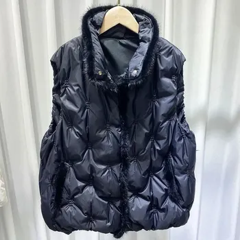 Dámská vesta Dámská zimní prošívaná vesta – bez rukávů, stojáček Barva: Černá, Velikost: S