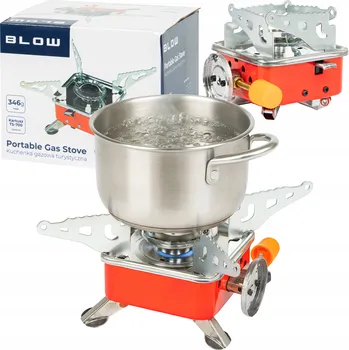 Turistický vařič Turistický plynový vařič Blow 2800 W piezo zapalování skládací ocel