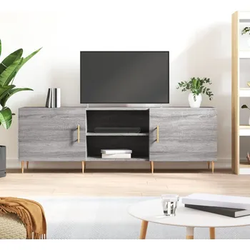 Televizní stolek vidaXL TV skříňka 150 x 30 x 50 cm kompozitní dřevo [829088] Barva: šedá sonoma