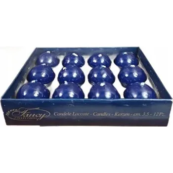 Svíčka Tradiční parafínová svíčka, kulatá svíčka, Kala 9 ks