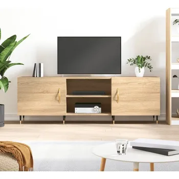 Televizní stolek vidaXL TV skříňka 150 x 30 x 50 cm kompozitní dřevo [829083] Barva: dub sonoma