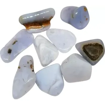 Přírodní kámen Chalcedon modrý z Namibie – přírodní minerál v B kvalitě pro esoteriku, léčení a feng shui