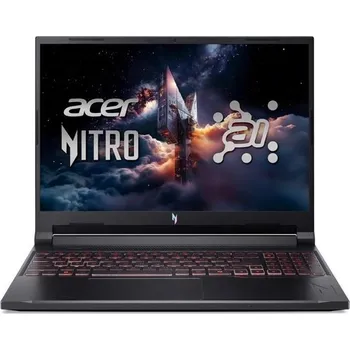 Notebook ACER NTB Nitro V 16 AI (ANV16-42-R6KN),R7 260,16"WQXGA,32GB,1TB SSD,RTX 5060,W11H,Black NH.QYXEC.004