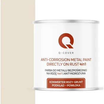 barva na kov BARVA NA KOV PROTI REZI, OCELI OCEL 4v1 KRÉMOVÁ RAL 9001 VYSOKÝ LESK 2,5L