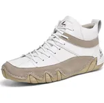 PU kotníkové boty na ven s prodyšnou podrážkou Barva: Bílá, Velikost: 40