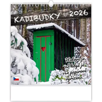 Kalendář Kalendář nástěnný Kadibudky N175