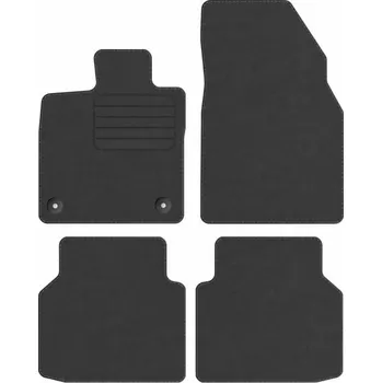 autokoberec Koberce Edecor velurové 4 ks