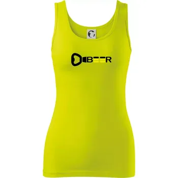 Dámské tričko Otvírák Beer - Dámské tílko - 2XL ( Limetková )