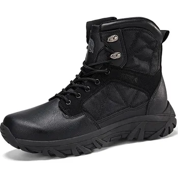 Pánská sportovní obuv Pánské outdoorové kotníkové boty na turistiku a motorku Barva: Černá, Velikost: 47