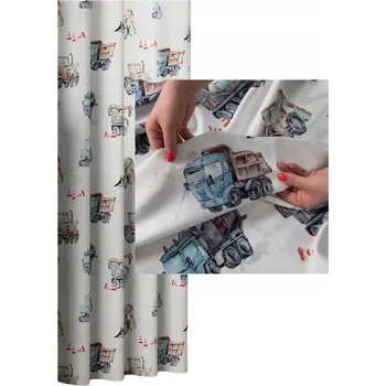 Závěs Hotový Závěs Dětský pokoj Auta šířka 140 x 210 cm