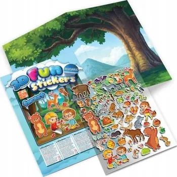 Vrták Čarovný les s 3D samolepicími nálepkami