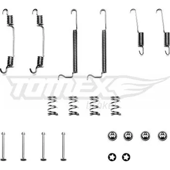 Brzdová čelist Sada příslušenství, brzdové čelisti TOMEX TX 40-04