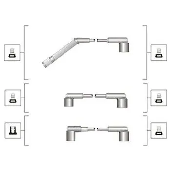 Zapalovací kabel Sada kabelů pro zapalování MAGNETI 941319170053